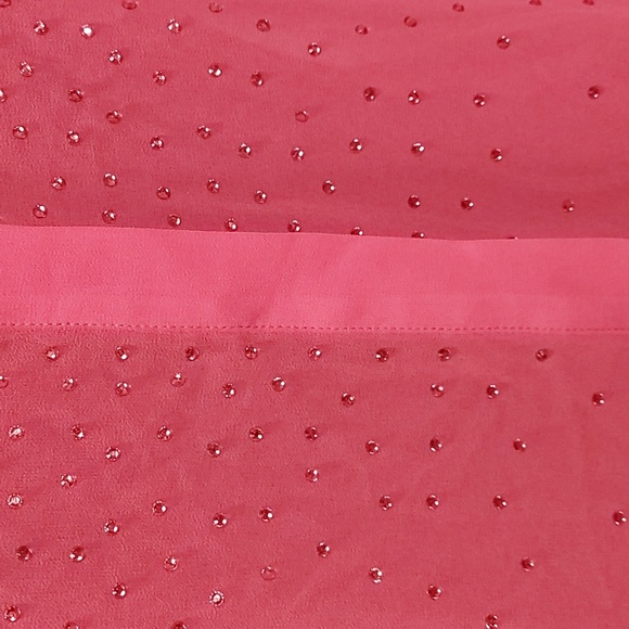 Fuchsia, see thru blouse - Picture 8 of 8